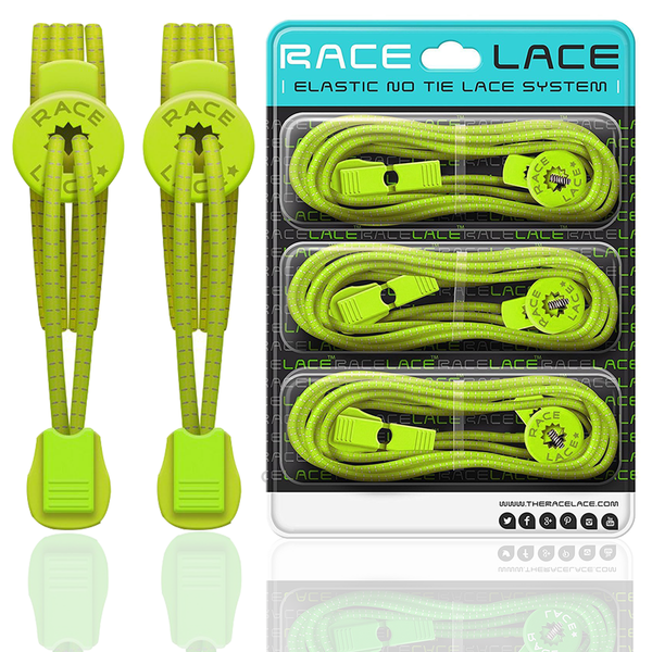 Neon Yellow Race Laces - Single Pack