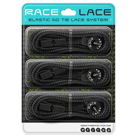 Black Race Laces - Triple Pack