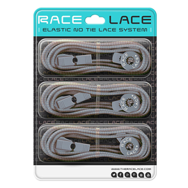 Grey Race Laces - Triple Pack